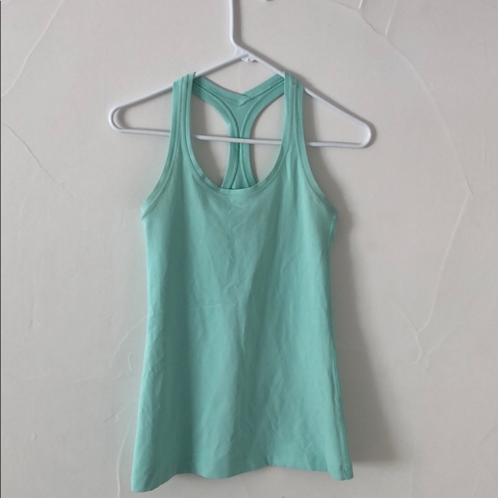 Teal Lululemon tank